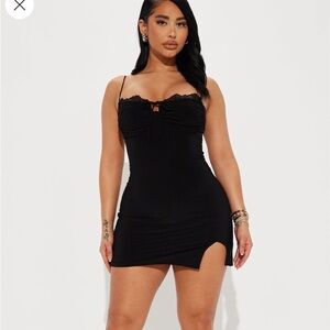Fashion Nova Black Mini Dress